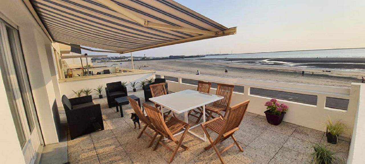 Superbe Appartement Avec Terasse Face A La Mer Boulogne-sur-Mer Kültér fotó